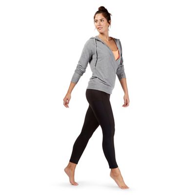 Grey wrap over hoodie with a cami insert